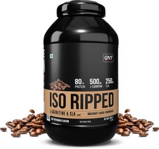QNT ISO Ripped, Whey Isolate Protein for Weight Loss, 2kg, Cafe Bevarabia Whey Protein