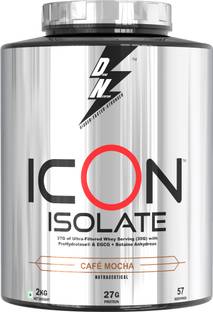 Dn With Divine Nutrition ICON ISOLATE PROTEIN, 27g Protein, 35g per serving, 56 Serving Whey Protein
