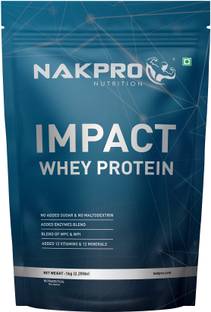 Nakpro Impact Whey Protein Isolate & Concentrate, 24g Protein, Trustified Certified Whey Protein