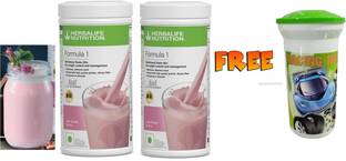 HERBALIFE FORMULA 1 ROSE 2 PEICE WITH 1 SHAKERCUP Plant-Based Protein