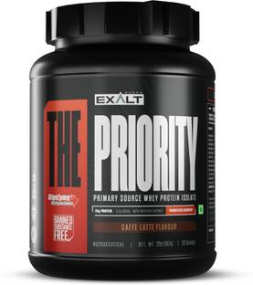 EXALT SUPPS The Priority Whey Protein Isolate 24g Protein 150mg Digezyme Zero Added Sugar Whey Protein