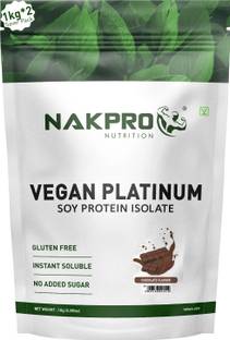 Nakpro 100% Soy Protein Isolate, 25.3g Protein, Natural Vegan Plant Protein Powder Plant-Based Protein