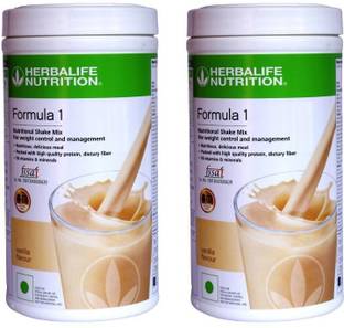 HERBALIFE Formula 1 Nutritional Shake Mix - Vanilla Flavor 2 PCS PACK Plant-Based Protein