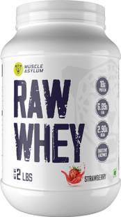 Muscle Asylum Whey Protein Concentrate- 18g Protein per serving Strawberry flavor1kg Whey Protein