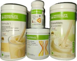 Herbalife Nutrition Formula 1 Vanilla + Protein Powder 200 G+ Shake Mate + Afresh - Eilachi Protein Shake