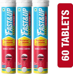 FAST&UP Man Extend | Nitric Booster & Energizing Blend for Prolonged Performance -cola