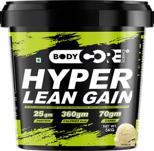 BCS Hyper Lean Gainer-5Kg(Vanilla) Whey Protein