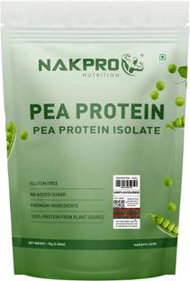Nakpro Pea Protein Isolate | 26.3g Protein, 4.94g BCAA | Added Minerals, Vegan Friendly Plant-Based Protein