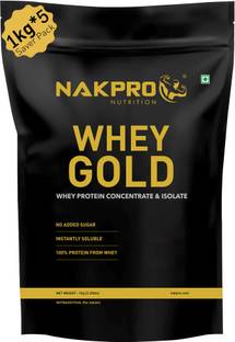 Nakpro 100% Gold Concentrate | 24.7g Protein, 5.7g BCAA | Whey Protein