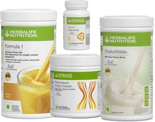 Herbalife Nutrition Weight Loss Combo Formula 1 Mango Flavor, shakemate, protein powder , Afresh Protein Shake