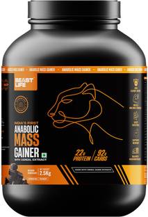 BeastLife High Protein Gainer - No Maltodextrin Weight Gainers/Mass Gainers
