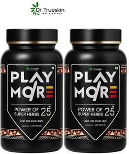 Dr.trueskin Play more powder with Ginseng and Ashwagandha Plant-Based Protein
