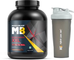 MUSCLEBLAZE Super XXL, For Muscle with Shaker Weight Gainers/Mass Gainers