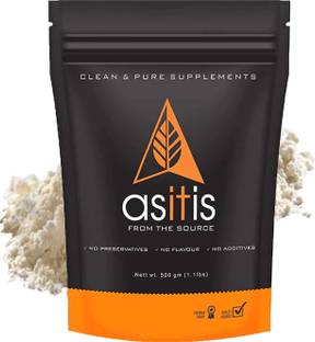 AS-IT-IS Nutrition Brown Rice Protein 80%|Designed as Meal supplement|Lab Tested|Unflavoured – 500gms Plant-Based Protein