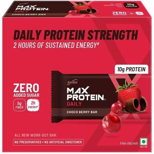 RiteBite Max Protein Daily Choco Berry 10g Protein Bars with 5g Fiber, 0 Added Sgar Protein Bars
