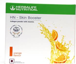HERBALIFE Nutrition Skin Booster Collagen Drink Mix – Orange Flavor Plant-Based Protein