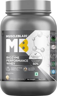 MUSCLEBLAZE Biozyme Performance Whey Protein Powder, 25g Protein Per Scoop Whey Protein