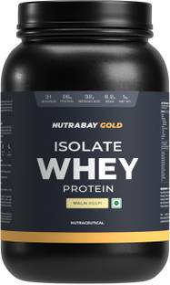 Nutrabay Gold 100% Whey Protein Isolate with Digestive Enzymes & Vitamin Minerals Whey Protein