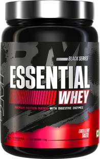 BIGMUSCLES NUTRITION Essential Whey Protein Powder with Digestive Enzymes | 3rd Party Lab Tested Whey Protein