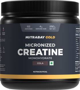 Nutrabay Gold Micronized Creatine Monohydrate, Pre/Post Workout, Flavoured Amino Acid Creatine