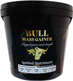 IGNITED NUTRIMENT Bull Mass Gainer, For Muscle Mass Gain With High Calories Weight Gainers/Mass Gainers