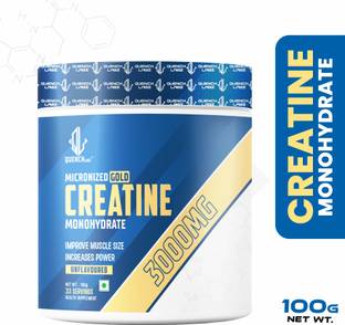 QUENCHLABZ Micronised Creatine Monohydrate | Lab Tested | Enhanced Absorption | 100% Pure Creatine