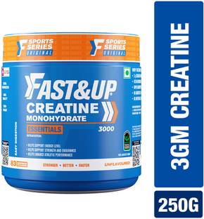 FAST&UP Creatine Monohydrate Essentials | Ultra Micronized | Easy Digestion -83 Servings Protein Blends