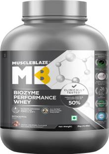 MUSCLEBLAZE Biozyme Performance Whey Protein Powder, 25g Protein Per Scoop Whey Protein