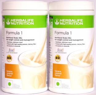 HERBALIFE FORMULA 1 WEIGHT LOSS BANANA FLAVOUR COMBO (500GM*2) Protein Bars