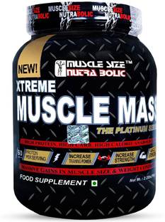 MUSCLE SIZE XTREME ANABOLIC MUSCLE MASS HIGH PROTEIN GAINER (2.2lbs,1kg) Weight Gainers/Mass Gainers