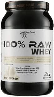 Nutrition Planet Raw Whey (Unflavored - 2lb, 30 Servings) Whey Protein