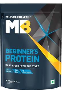 MUSCLEBLAZE Beginner's , No Added Sugar Whey Protein