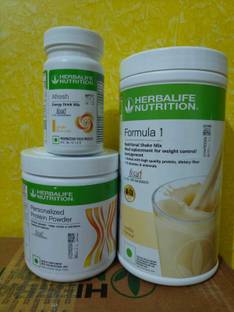 HERBALIFE FORMULA 1 WEIGHT LOSS COMBO VANILLA SHAKE AFRESH GINGER PARTEIN POWDER 200GM Protein Shake