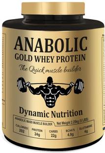 Dynamic Nutrition 100% Original Whey Protein Super Quality Inspired By USA (5Lbs 2.25Kg Chocolate) Whey Protein