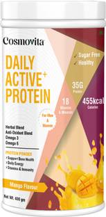 Cosmovita Daily Active Protein with Multivitamin, Herbs, Whey Protein for Men & Women Nutrition Drink