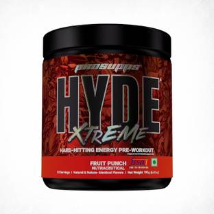 PROSUPPS Hyde Xtreme Pre Workout 30 servings Fruit Punch flavor Pre Workout