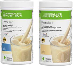 HERBALIFE Formula 1 Nutritional shake mix vanilla and kulfi-1000 Gm Protein Blends