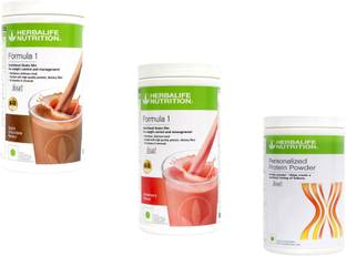 HERBALIFE Formula 1 Shake CHOCOLATE +STRAWBERRY + Protein Powder 400 Gram Protein Shake