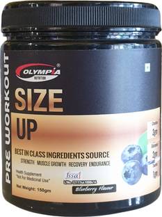 Olympia Nutrition size up Pre Workout