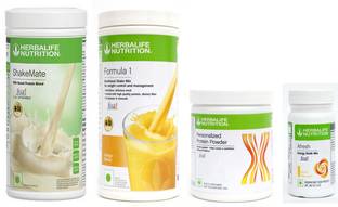 Herbalife Nutrition FORMULA1 MANGO PROTIEN POWDER200GSHAKEMATE 500 GRAM AFRESH LEMON 50 GRAM Plant-Based Protein