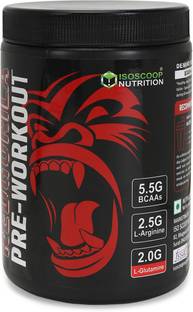 iso scoop nutrition red gorila pre workout BCAA