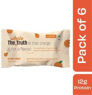 The Whole Truth Orange Cocoa | Pack of 6 Protein Bars