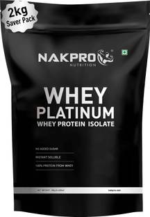 Nakpro PLATINUM 100% Whey Protein Isolate Supplement Powder Whey Protein