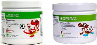 HERBALIFE Dinoshake nutritional children’s drink mix - Strawberry & Chocolate flavour Plant-Based Protein