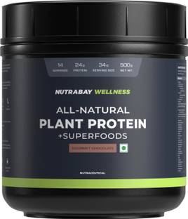 Nutrabay Wellness All-Natural Plant Protein Powder + Superfoods Plant-Based Protein