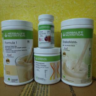Herbalife Nutrition WEIGHT LOSS VANILLA SHAKE SHAKEMATE PROTEIN POWDER 200GM AFRESH KASHMIRI KHAWA Protein Bars