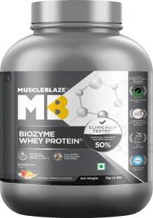 MUSCLEBLAZE Biozyme Whey Isolate as Primary Protein, Labdoor USA Certified Whey Protein