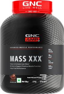 GNC AMP Amplified Mass XXX with Branched Chain Amino Acids & Creatine Weight Gainers/Mass Gainers