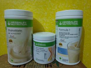 HERBALIFE WEIGHT LOSS COMBO VANILLA SHAKE SHAKEMATE PARTEIN POWDER200GM Protein Shake