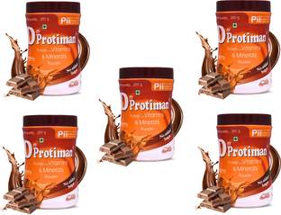 pii protiman D PROTIMAN SUGAR FREE (200G) PACK OF 5 JAR Plant-Based Protein